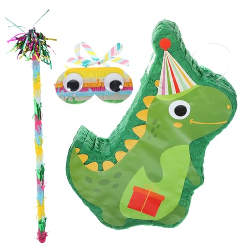 VANZACK 1Satz Dinosaurier Pinata Für Geburtstagsfeiern Partydeko Mit Dino Und Augenmaske Kindergeburtstagsfeiern Und Festlichkeiten Teile VANZACK 1Satz Dinosaurier Pinata Für Geburtstagsfeiern Partydeko Mit Dino Und Augenmaske Kindergeburtstagsfeiern Und Festlichkeiten Teile von VANZACK