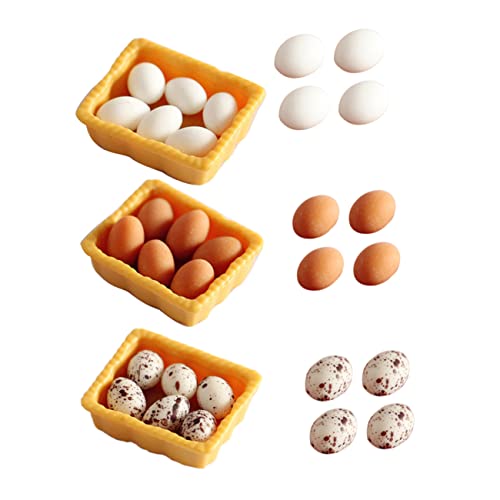 VANZACK 1satz Miniatur Eierkorb Dekorationsset Simulationseier Und Körbe Für Puppenhaus Küchenzubehör Kreative Wohnaccessoires Für Mini-hausdekoration VANZACK 1satz Miniatur Eierkorb Dekorationsset Simulationseier Und Körbe Für Puppenhaus Küchenzubehör Kreative Wohnaccessoires Für Mini-hausdekoration von VANZACK