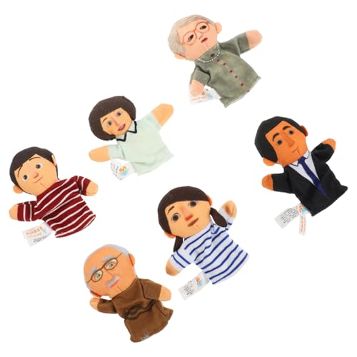 VANZACK 1Satz Fingerpuppen Für Fingeraktivität Stoffpuppen Für Kreatives Geschichtenerzählen Fingerfiguren Für Kleinkinder von VANZACK