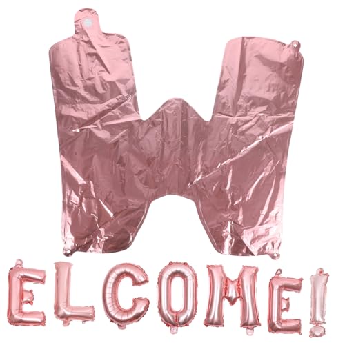 VANZACK 1Satz Folienballon Willkommensballons Für Schulpartys Dekoration Für Willkommensfeiern Welcome Luftballons Für Festliche Anlässe von VANZACK