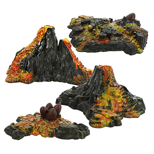 VANZACK 1Satz Gefälschter Modelle Vulkanornamente Für Sandbox Spiele Künstliche Landschaftsdekorationen Modell Für Kreative Spielumgebungen Und Bildungszwecke von VANZACK