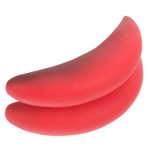 VANZACK 1Satz Großes Mund Cosplay Kostüm Requisite Lustige Rote Lippen für Karneval und Aprilscherz Stabil und Langlebig für Partys und Rollenspiele von VANZACK