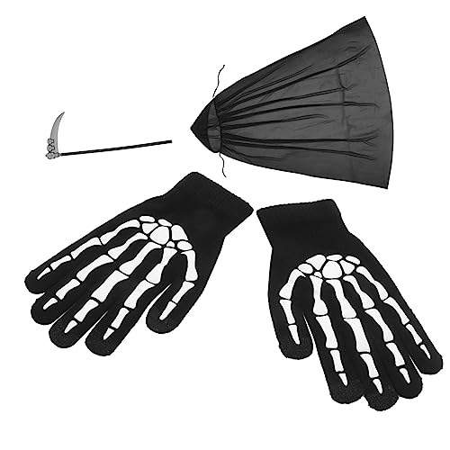 VANZACK 1Satz Halloween Kostüm Set Für Erwachsene Schwarzes Cape Für Halloween Party Cosplay Und Bühnenauftritte Langlebig von VANZACK