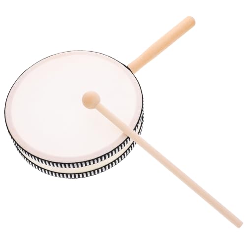 VANZACK 1Satz Handtrommel Aus Holz Mit Trommelstock Handtrommel Für Anfänger Percussion Instrument Für Kleinkinder Handperkussionsspielzeug von VANZACK