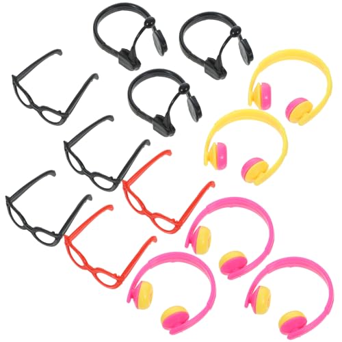 VANZACK 1Satz Headset Und Brillen Zubehör Für Puppen Teile DIY Puppendekorationszubehör Kopfhörer Und Sonnenbrillen Für Puppenhaus Und Rollenspiele VANZACK 1Satz Headset Und Brillen Zubehör Für Puppen Teile DIY Puppendekorationszubehör Kopfhörer Und Sonnenbrillen Für Puppenhaus Und Rollenspiele von VANZACK