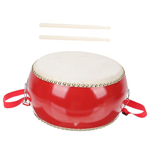 VANZACK 1Satz Hölzernes Trommelspielzeug Für Rindsleder Percussion Trommel Mit Trommelstock Und Tragegurt Musikspielzeug Für Junge Musiker Und Kreative von VANZACK