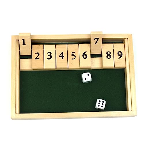 VANZACK 1Satz Holz Brettspiel für Personen Trinkspiel Requisiten Ktv Bar Spaßspielzeug Unterhaltsames Partyspiel Mathematik Kindern von VANZACK