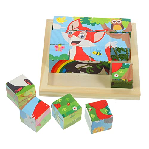 VANZACK 1Satz Holz Puzzle Für Teiliges Tier Rätsel Mit Panda Pädagogisches Für Kleinkinder Bildungsspielzeug Für Kreatives Und Lernen von VANZACK