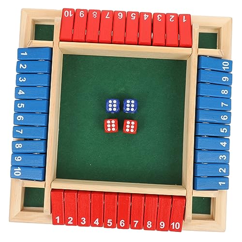VANZACK 1Satz Holz Würfelspiel Tragbares Brettspiel für Spieler Interaktive und Würfelspiele für Partys Reisen und Familienunterhaltung Robustes Design aus Hochwertigem VANZACK 1Satz Holz Würfelspiel Tragbares Brettspiel für Spieler Interaktive und Würfelspiele für Partys Reisen und Familienunterhaltung Robustes Design aus Hochwertigem von VANZACK