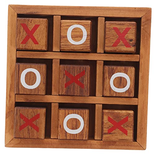 VANZACK 1Satz Holz Xo Schachspiel Für Interaktives Schachspielzeug Für Eltern Junge Mädchen Fördert Und Strategisches Lernspielzeug Für Doppelspieler VANZACK 1Satz Holz Xo Schachspiel Für Interaktives Schachspielzeug Für Eltern Junge Mädchen Fördert Und Strategisches Lernspielzeug Für Doppelspieler von VANZACK