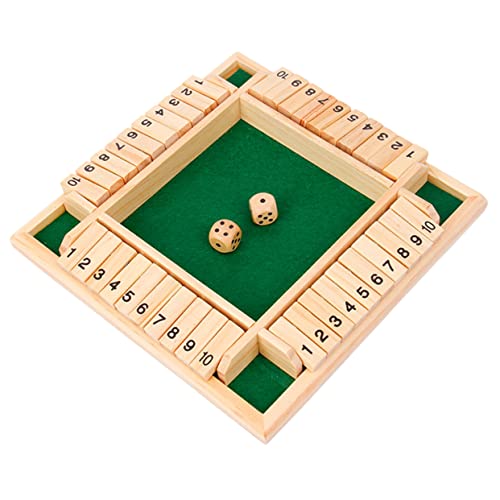 VANZACK 1Satz Holzbrettspiel Für Partys Lustiges Würfelspiel Für Personen Interaktive Trinkspiel Attraktion Ktv Aus Hochwertigem Holz Mit Grünem Samtbezug VANZACK 1Satz Holzbrettspiel Für Partys Lustiges Würfelspiel Für Personen Interaktive Trinkspiel Attraktion Ktv Aus Hochwertigem Holz Mit Grünem Samtbezug von VANZACK