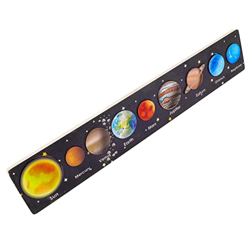 VANZACK 1Satz Holzpuzzle für Planeten Sonnensystem Matching Puzzle Sicheres und Lehrreiches Montessori zur Kognitiver Fähigkeiten und Kreativität VANZACK 1Satz Holzpuzzle für Planeten Sonnensystem Matching Puzzle Sicheres und Lehrreiches Montessori zur Kognitiver Fähigkeiten und Kreativität von VANZACK