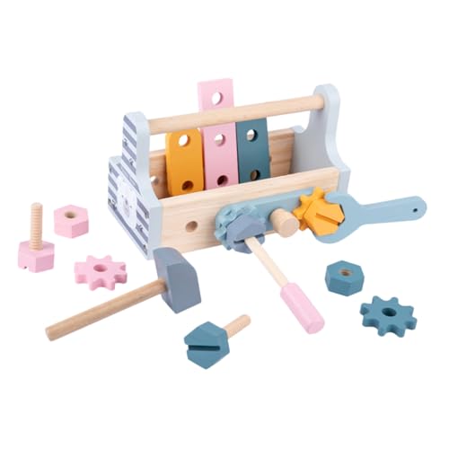 VANZACK 1Satz Holzspielzeug Werkzeugkasten für Kleinkinder Multifunktionale DIY Baukasten für Kreatives und Lernspiele für Ab Jahren Holzsimulation VANZACK 1Satz Holzspielzeug Werkzeugkasten für Kleinkinder Multifunktionale DIY Baukasten für Kreatives und Lernspiele für Ab Jahren Holzsimulation von VANZACK