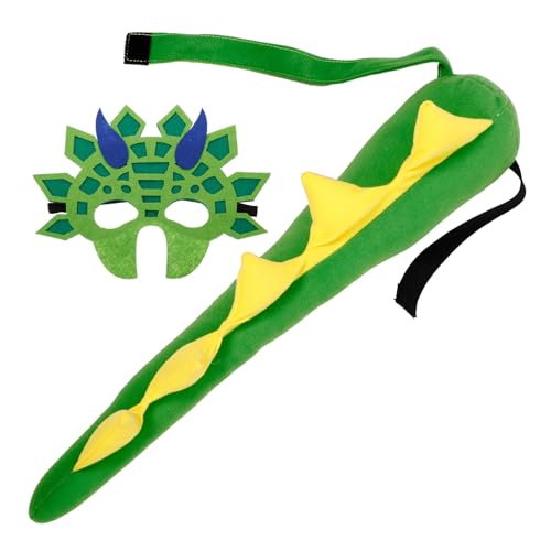 VANZACK 1Satz Kostüm für Dragon Party Cosplay Zubehör mit Maske Accessoire für Halloween Geburtstagsfeiern Schulveranstaltungen von VANZACK