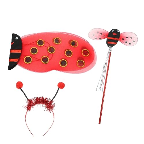 VANZACK 1Satz Kostüm für Teiliges Zubehör mit Flügeln Stirnband Zauberstab für Cosplay Festivals Bühnenaufführungen für Karneval Kostümpartys VANZACK 1Satz Kostüm für Teiliges Zubehör mit Flügeln Stirnband Zauberstab für Cosplay Festivals Bühnenaufführungen für Karneval Kostümpartys von VANZACK