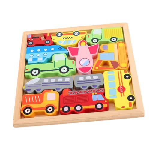 VANZACK 1Satz Kreatives Puzzle Für Kleinkinder Verkehrs Puzzle Für Hand Augen Koordination Und Kognitiven Fähigkeiten Im Kindergarten Lehrspielzeug von VANZACK