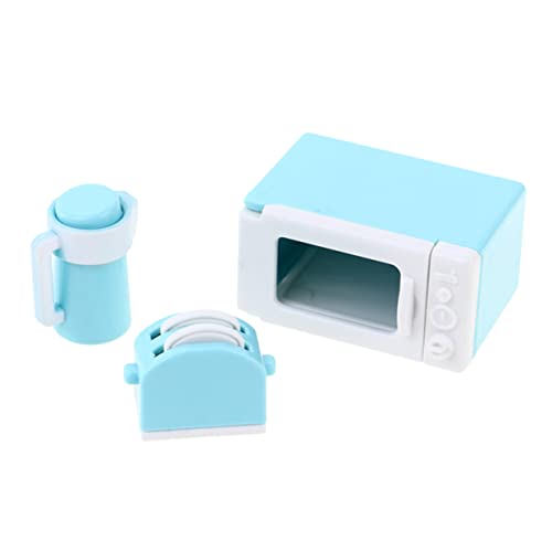 VANZACK Mini- -küchenset Für Kleinkinder Jungen Und Mädchen Backofen Mikrowelle Wasserkocher Brotbackautomat Spielzeug Maßstab 112 Kinderküchen-spielset Zufällige Auswahl von VANZACK