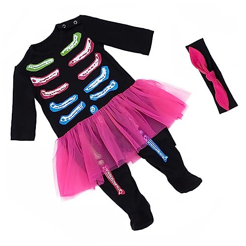 VANZACK 1Satz Langarm Strampler mit Halloween Karton Skelett Design für Karneval Besondere Anlässe für Monate VANZACK 1Satz Langarm Strampler mit Halloween Karton Skelett Design für Karneval Besondere Anlässe für Monate von VANZACK