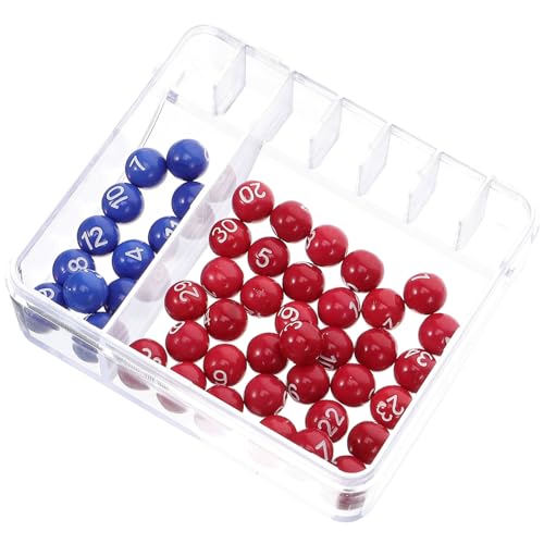 VANZACK 1Satz Lotteriemaschine Mit Lotteriekugeln Plastik Lotteriebälle Für Partyspiele Und Spieleabende Für Bingo Und Tombola Gewinnspielgerät VANZACK 1Satz Lotteriemaschine Mit Lotteriekugeln Plastik Lotteriebälle Für Partyspiele Und Spieleabende Für Bingo Und Tombola Gewinnspielgerät von VANZACK