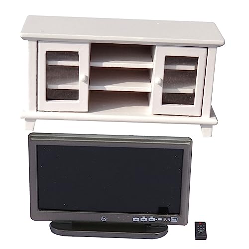 VANZACK 1Satz Maßstab Tv Und Schrank Puppenhaus Dekoration Miniaturmöbel Für Wohnzimmer Mini Layout Zubehör VANZACK 1Satz Maßstab Tv Und Schrank Puppenhaus Dekoration Miniaturmöbel Für Wohnzimmer Mini Layout Zubehör von VANZACK