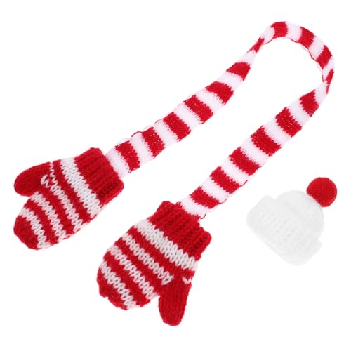 VANZACK 1Satz Mini Strickmütze Und Mini Schal Weihnachtsbaumornamente Süße Puppenbekleidung Zubehör VANZACK 1Satz Mini Strickmütze Und Mini Schal Weihnachtsbaumornamente Süße Puppenbekleidung Zubehör von VANZACK