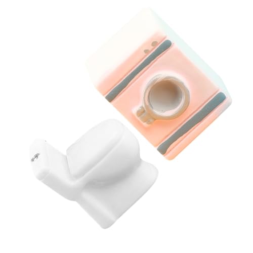VANZACK 1Satz Mini Waschmaschine Und Winzige Toilette Modell Puppenhaus Möbelzubehör Teile Waschmaschine Toilette Für Kreative Landschaften Und Puppenstuben Dekoration VANZACK 1Satz Mini Waschmaschine Und Winzige Toilette Modell Puppenhaus Möbelzubehör Teile Waschmaschine Toilette Für Kreative Landschaften Und Puppenstuben Dekoration von VANZACK