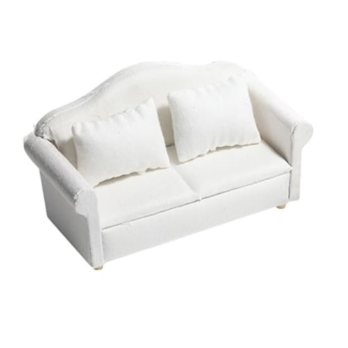 VANZACK Mini-Sofa-Set Für Puppenhaus 3-teilig Miniatur-sofakissen Für Puppenhausmöbel von VANZACK