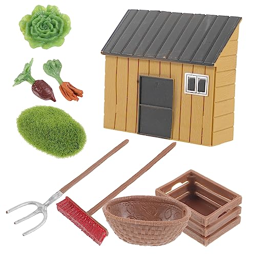 VANZACK 1Satz Modell Teiliges Zubehör Mit Gemüse Bäumen Für Garten Dekoration Garten Und Puppenhaus von VANZACK