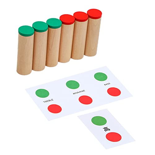 VANZACK 1Satz Montessori Auditory Sound Tube Hölzerne Spielwaren Für Konzentrationstraining Pädagogisches von VANZACK
