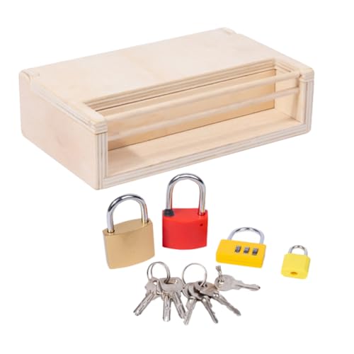 VANZACK 1Satz Montessori Holz Interaktives Entriegelungsspielzeug Für Fördert Hand Koordination Exquisite Handwerkskunst Für Junge Mädchen Interaktion Pädagogisches VANZACK 1Satz Montessori Holz Interaktives Entriegelungsspielzeug Für Fördert Hand Koordination Exquisite Handwerkskunst Für Junge Mädchen Interaktion Pädagogisches von VANZACK