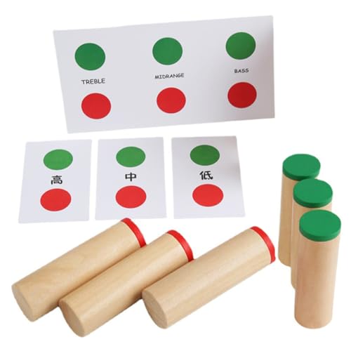 VANZACK 1Satz Montessori Holzspielzeug für Kleinkinder Akustische Lernkanister Fördert Sprachentwicklung und Sensorische Wahrnehmung Pädagogisches für Frühes Lernen VANZACK 1Satz Montessori Holzspielzeug für Kleinkinder Akustische Lernkanister Fördert Sprachentwicklung und Sensorische Wahrnehmung Pädagogisches für Frühes Lernen von VANZACK
