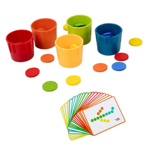 VANZACK 1Satz Montessori Lernspielzeug aus Holz Farbsortierbecher für Jahre Pädagogisches Farberkennung und Hand Auge Koordination Sicheres und Lustiges für Kleinkinder VANZACK 1Satz Montessori Lernspielzeug aus Holz Farbsortierbecher für Jahre Pädagogisches Farberkennung und Hand Auge Koordination Sicheres und Lustiges für Kleinkinder von VANZACK