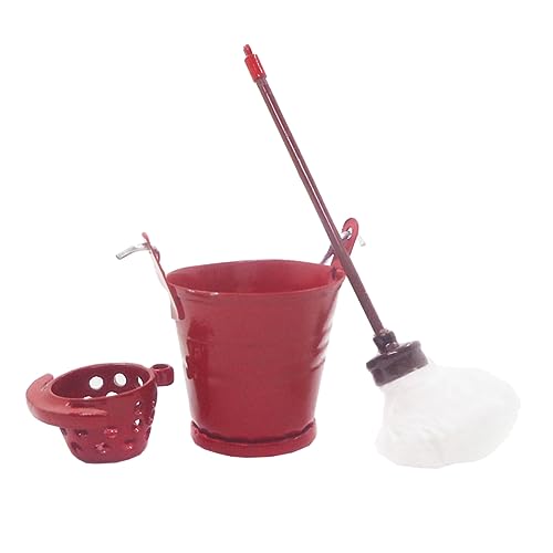 VANZACK 1Satz Mop Bucket Für Puppenhaus Pädagogisches Mini Hausdekoration Mini Und Eimer Zubehör Für Kreative Spielwelten VANZACK 1Satz Mop Bucket Für Puppenhaus Pädagogisches Mini Hausdekoration Mini Und Eimer Zubehör Für Kreative Spielwelten von VANZACK