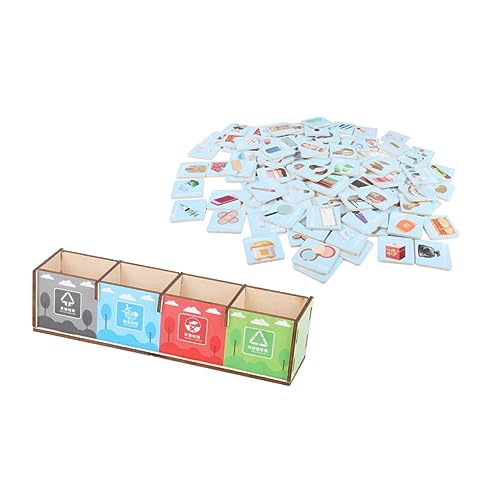 VANZACK 1Satz Pädagogisches Müllsortierspielzeug für Lustiges Lernspielzeug aus Hochwertigem Recyclingfähigkeiten und Interaktiven mit Eltern VANZACK 1Satz Pädagogisches Müllsortierspielzeug für Lustiges Lernspielzeug aus Hochwertigem Recyclingfähigkeiten und Interaktiven mit Eltern von VANZACK