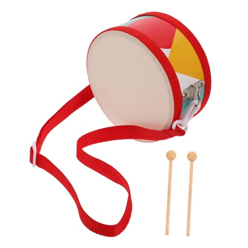 VANZACK 1Satz Percussion Snare Drum Für Spielzeugtrommel Mit Geometrischem Design Kindertrommel Set Für Kleinkinder Lehrtrommel Für Musikalische Früherziehung Snare Drum Kit von VANZACK