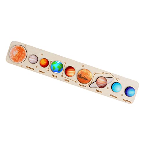 VANZACK 1Satz Planeten Puzzle Hölzernes Lernpassungsbrett für Kognitionspuzzle mit Planeten des Sonnensystems Fördert Lernen und Kreative Fähigkeiten VANZACK 1Satz Planeten Puzzle Hölzernes Lernpassungsbrett für Kognitionspuzzle mit Planeten des Sonnensystems Fördert Lernen und Kreative Fähigkeiten von VANZACK
