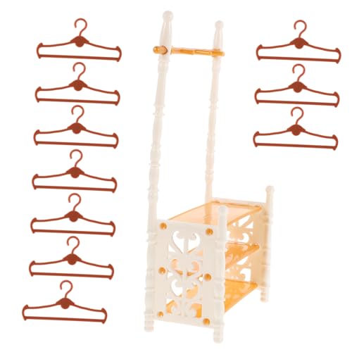 VANZACK 1Satz Puppen Kleiderständer Mit Aufhängern Puppen Kleidung Aufbewahrung Zubehör Für Puppenhaus Für Kinderzimmer VANZACK 1Satz Puppen Kleiderständer Mit Aufhängern Puppen Kleidung Aufbewahrung Zubehör Für Puppenhaus Für Kinderzimmer von VANZACK