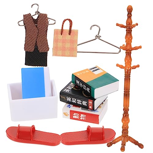 VANZACK 1Satz Puppenbügel Kleiderständer Für Puppenoutfits Puppenhänger Für Puppenkleidung Zubehör Für Puppenhäuser Und Szenen von VANZACK