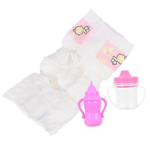 VANZACK 1Satz Puppenflasche mit Windel Babypuppenzubehör für Rollenspiele und Kreative Mikrolandschaften aus Hochwertigen Materialien Farbenfroh und Langlebig VANZACK 1Satz Puppenflasche mit Windel Babypuppenzubehör für Rollenspiele und Kreative Mikrolandschaften aus Hochwertigen Materialien Farbenfroh und Langlebig von VANZACK