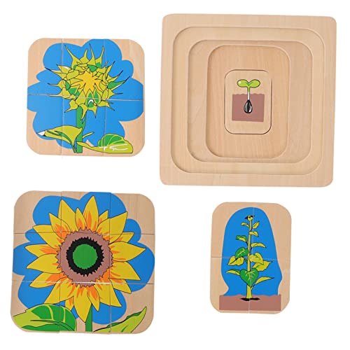 VANZACK 1Satz Puzzle Aus Holz Mehrschichtiges Cartoon Puzzle Für Lehrreiches Lernspielzeug Entwicklung Holzspielzeug Für Kreative Spielstunden von VANZACK