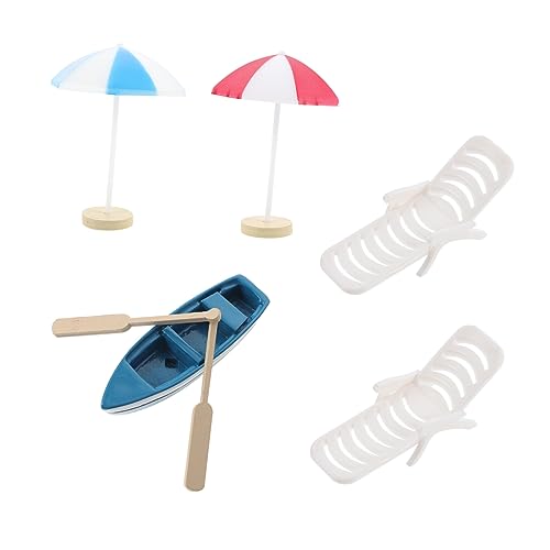 VANZACK 1Satz Robuste Dekoration Im Strandstil DIY Fairy Garden Deko Mit Blauen Und Roten Sonnenschirmen Strandstühlen Und Kleinen Holzbooten Für Kreative VANZACK 1Satz Robuste Dekoration Im Strandstil DIY Fairy Garden Deko Mit Blauen Und Roten Sonnenschirmen Strandstühlen Und Kleinen Holzbooten Für Kreative von VANZACK