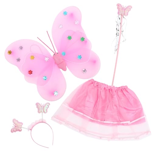 VANZACK 1Satz Schmetterlingskostüm für Kleine Schmetterlingsflügel Rock Stirnband für Karneval Geburtstagsfeiern und Cosplay Events VANZACK 1Satz Schmetterlingskostüm für Kleine Schmetterlingsflügel Rock Stirnband für Karneval Geburtstagsfeiern und Cosplay Events von VANZACK
