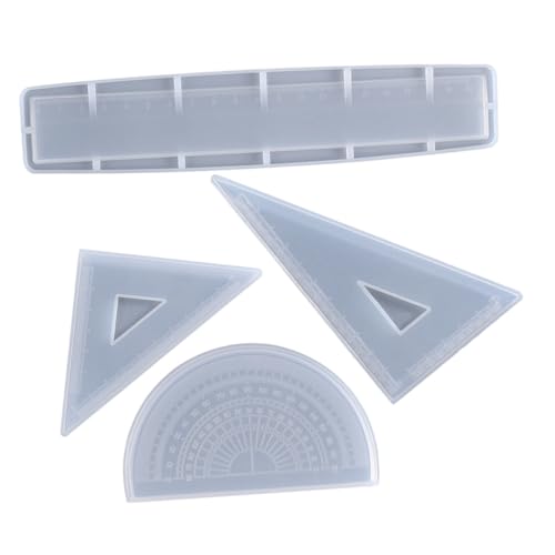 VANZACK 1Satz Silikon Linealform Für DIY Projekte Epoxidharz Gussform Für Gerade Lineale Silikonformen Für Präzise Messwerkzeuge Verschiedene Designs Für Kreative Bastelarbeiten von VANZACK