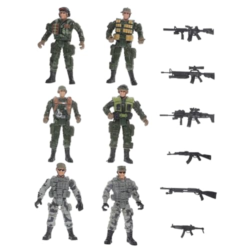 VANZACK 1Satz Soldatenfiguren Modelle für Miniaturszenen Realistische Figuren für Minigärten Schulprojekte und Puppenhäuser für Freunde von VANZACK