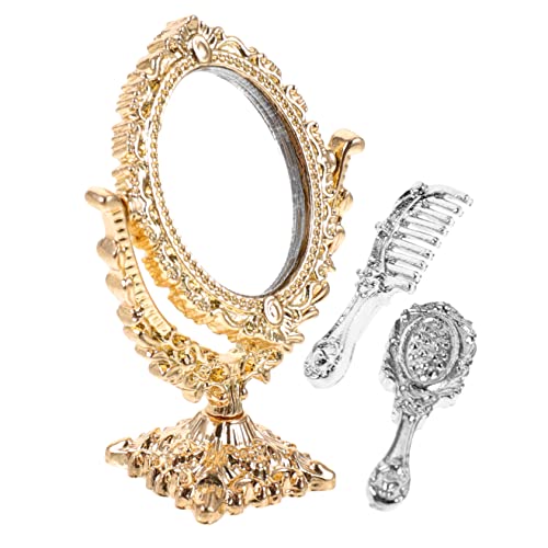 VANZACK 1satz Miniaturspiegel Für Puppenhäuser Goldene Ovale Mini Spiegel Kreative Spielzeugdekoration Für Junge Mädchen Für Geburtstage Und Feste VANZACK 1satz Miniaturspiegel Für Puppenhäuser Goldene Ovale Mini Spiegel Kreative Spielzeugdekoration Für Junge Mädchen Für Geburtstage Und Feste von VANZACK