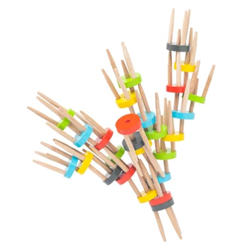 VANZACK 1Satz Stapelspielstühle für Balancierspielzeug Konzentration und Geschicklichkeit für Geburtstage und Feste Kreatives Holzspielzeug VANZACK 1Satz Stapelspielstühle für Balancierspielzeug Konzentration und Geschicklichkeit für Geburtstage und Feste Kreatives Holzspielzeug von VANZACK