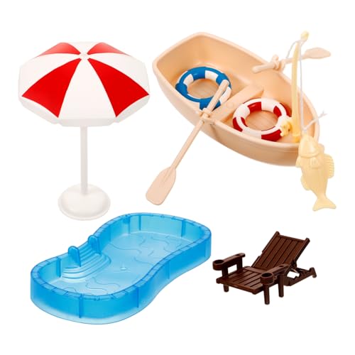 VANZACK 1Satz Strandstuhl Und Boot Puppenhaus Zubehör Für Mini Möbel Und Dekoration Für Kreative DIY Projekte Im Mini House Stil VANZACK 1Satz Strandstuhl Und Boot Puppenhaus Zubehör Für Mini Möbel Und Dekoration Für Kreative DIY Projekte Im Mini House Stil von VANZACK