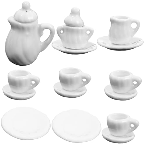 VANZACK 1Satz Teeservice Set Für Puppenhaus Teilig Für Kreative Spielwelten Und Dekoration VANZACK 1Satz Teeservice Set Für Puppenhaus Teilig Für Kreative Spielwelten Und Dekoration von VANZACK
