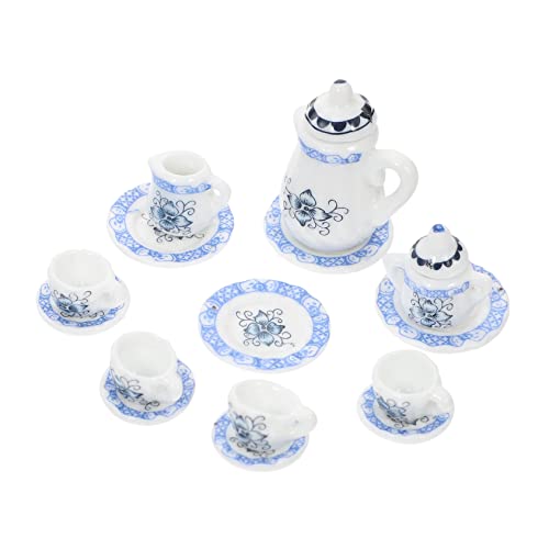 VANZACK 1Satz Teetassen Set Für Puppenhaus Zubehör Mini Mit Blauen Blumen Für Rollenspiele Dekoration Für Dekorationsprojekte VANZACK 1Satz Teetassen Set Für Puppenhaus Zubehör Mini Mit Blauen Blumen Für Rollenspiele Dekoration Für Dekorationsprojekte von VANZACK
