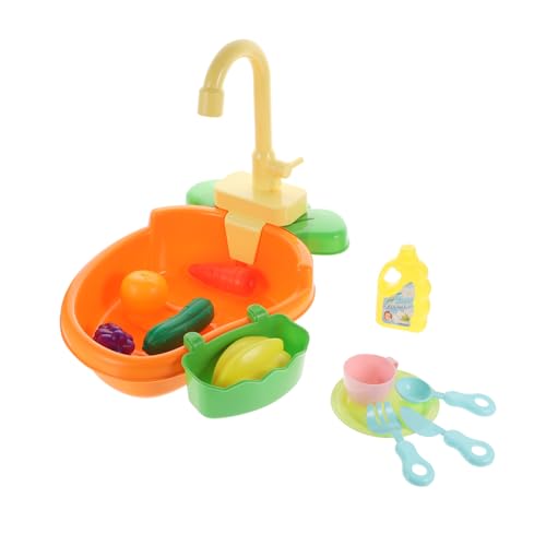 VANZACK 1Satz Teiliges Küchen Set Mit Spüle Wasserhahn Und Geschirrspüler Simulation Gemüse Für Kreatives Im Playhouse Toy von VANZACK